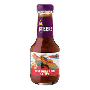 Pour Over: Steers Hot Peri Peri Sauce 375ml
