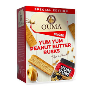 Ouma Yum Yum Peanut Butter Rusks Sliced 450g