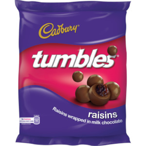 Cadbury Tumbles Raisins Chocolate Balls 65g