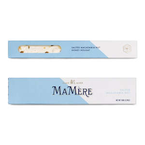 MaMère Confections Salted Macadamia Nut Nougat 100g