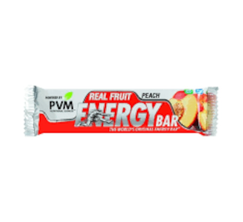 Snacks Energy Bars: PVM Energy Bar Peach 45g