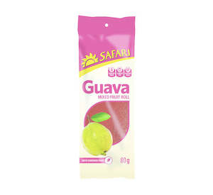 Fruit Snacks: Safari Guava Fruit Roll 80g