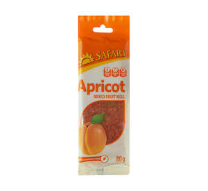 Safari Apricot Fruit Roll 80g