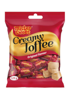 Mister Sweet Creamy Toffee Original Flavour 125g