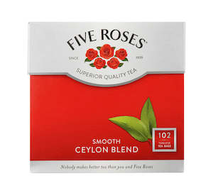 Five Roses Smooth Ceylon Blend Teabags 102s