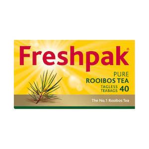 Coffee Hot Drinks Tea: Freshpak Rooibos Tagless Teabags 40s