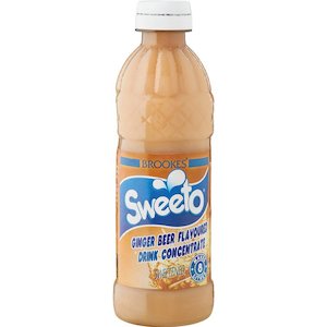 Brookes Sweeto Ginger Beer Flavoured Drink Concentrate 200ml