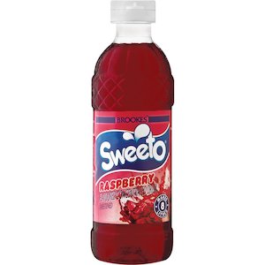 Cordials Syrups Powdered Drinks: Brookes Sweeto Raspberry Flavoured Drink Concentrate 200ml