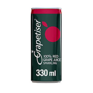 Fruit Drinks 1: Grapetiser Sparkling 100% Red Grape Juice 330ml