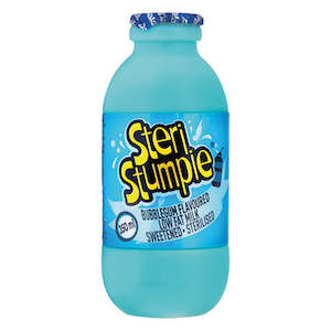 Milk Drinks 1: Steri Stumpie Bubblegum Flavoured Low Fat Milk 350ml