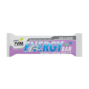 PVM Energy Bar Rum Raisin 45g