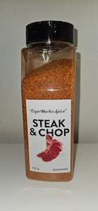 Braai Spice: Cape Herb & Spice Steak and Chop 720g Shaker