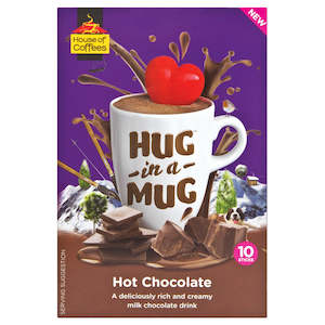 Hug in a Mugg Hot Chocolate  Box with 8 sticks