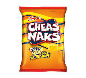 Chips 1: Willards Cheasnaks Cheese Flavoured Maize Snack 135g