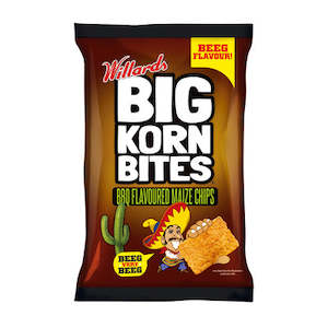 Specials - Willards Big Korn Bites BBQ Flavoured Maize Chips 120g BB 04/25