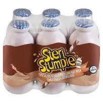 Steri Stumpie Chocolate Flavoured Low Fat Milk 350ml 6 Pack