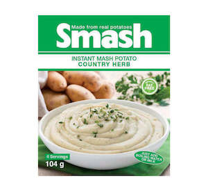 Meal Ideas 1: Smash Instant Mash Potato Country Herb 104g