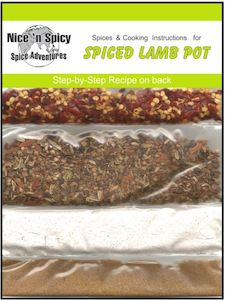 Meal Ideas 1: Nice 'n Spicy Spiced Lamb Pot