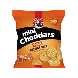 Bakers Mini Cheddar Bacon 33g