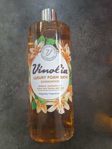 Personal Care: Vinolia Luxury Bubble Bath Sandalwood 1 Lt