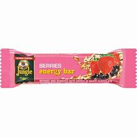 Chocolates Sweets Snackbars: Reduced Jungle Energy Bar Berries Snack Bar 40g