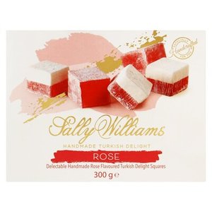 Chocolates Sweets Snackbars: Sally Williams Rose Collection Turkish Delight 300g