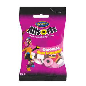 Chocolates Sweets Snackbars: Reduced Beacon Allsorts Original Mini Liquorice 75g