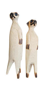 Gift Ideas: Wooden Meerkat Medium