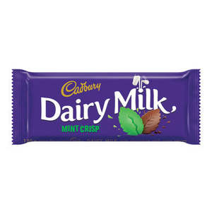 Chocolate: Cadbury Dairy Milk Mint Crisp Chocolate Slab 150g