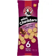 Bakers Mini Cheddar Fruit Chutney  Multipack 6 x 33g