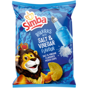 Simba Potato Chips Salt & Vinegar 120g