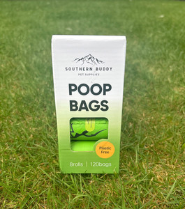 120 x Eco-Friendly Compostable Dog Poop Bags Southern Buddy