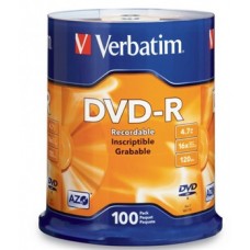 Products: Verbatim DVD-R 4.7GB 16x 100pk Spindle