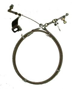 Stainless Braided Kickdown Cable Kit, TF727