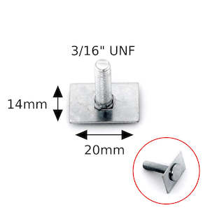 Body: Body & Sill Moulding Clip, Bolt-On (14mm x 20mm)
