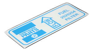 Merchandise 1: Fuel Filter Decal (AP5-VH)