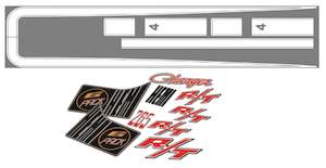 Merchandise 1: Body Stripe Masking & “6-Pack” Decal Kit (VH Charger R/T)