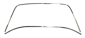 Body: Rear Windscreen Moulding Trim Set, Stainless (VF/VG Coupe)