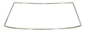 Front Windscreen Moulding Trim Set, Stainless (VF/VG Coupe)