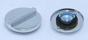 Fuel Cap, Chrome Non-Locking (VF/VG Coupe & A-Body)
