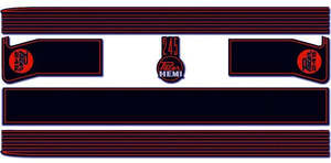 Body Stripe Kit, Hemi Orange (VG Pacer Coupe A84/A88)