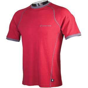 100% New Zealand Merino Mid-layer: Crew Neck T-shirt – 250 g/m²