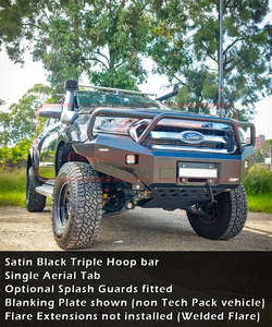 Ford Ranger PX MK2 8/2015-7/2018 Ambush Triple Hoop Bullbar