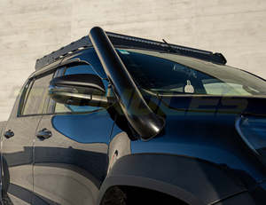 Toyota Hilux N80: Trundles 4" Stainless Snorkel Short Entry to suit Toyota Hilux K-Series 2022-Onwards