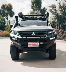 Bullbars: Pegasus Premium Aluminium Winch Bar for Mitsubishi Triton MR 2019-2024