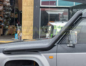 Nissan Patrol Y60: Trundles 4" Stainless Snorkel (Long Entry) to suit Nissan Patrol Y60 1987-1998