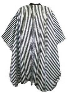 Wahl Traditional Barbers Cape Grey Pin Stripe