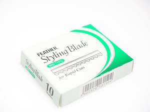 Blades Razors: Feather Blades Rapid Cut Pack of 10