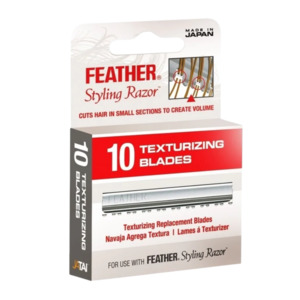 Feather Thinning Texturising Blades pack of 10
