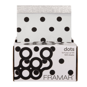 Framar: Framar Dots Black/White 5x11 Pop Ups 500 Sheets